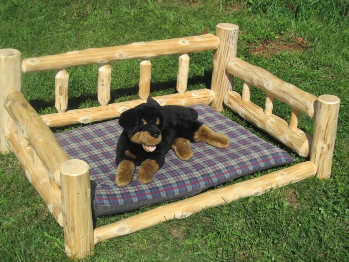 Custom made dog bed furniture
