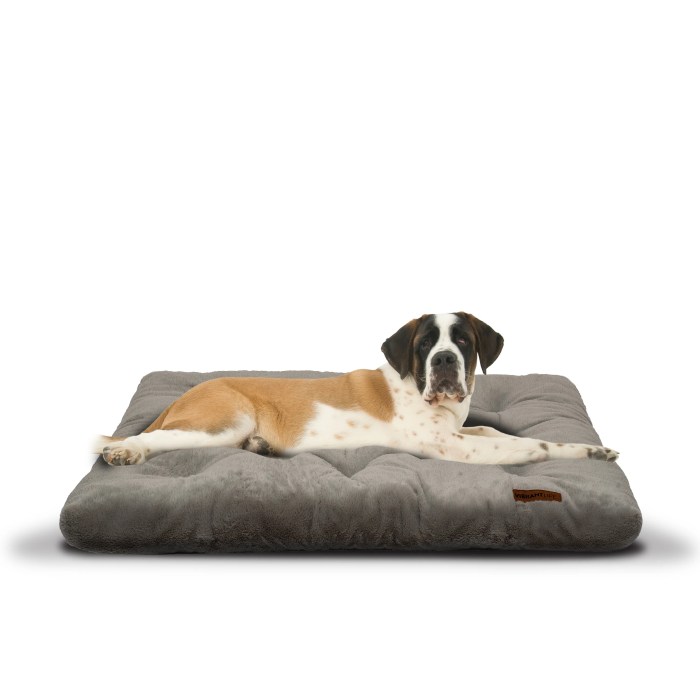 Extra large plush pet mattress